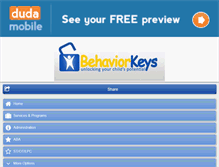 Tablet Screenshot of behaviorkeys.com